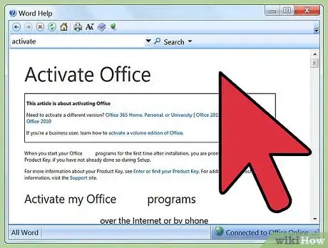 Imagen titulada Activate Microsoft Office 2010 Step 3