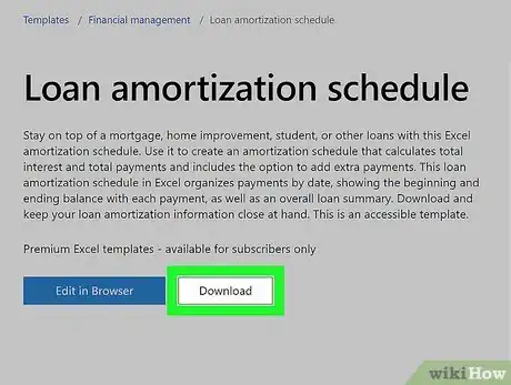 Imagen titulada Prepare Amortization Schedule in Excel Step 12