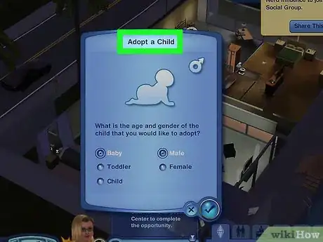 Imagen titulada Have a Baby in the Sims 3 Step 11