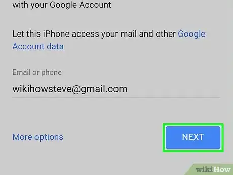 Imagen titulada Set Up Gmail on an iPhone Step 7
