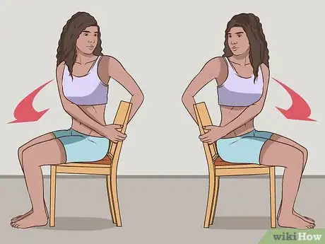 Imagen titulada Do Yoga in a Chair Step 11