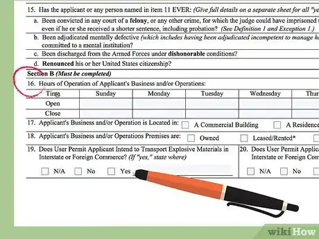 Imagen titulada Get a Federal Explosives License Step 8
