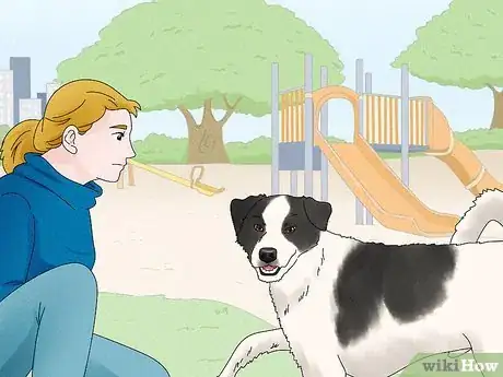 Imagen titulada Hug a Dog Step 1