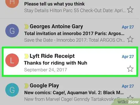 Imagen titulada Request a Ride Price Review on Lyft Step 9
