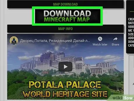 Imagen titulada Play a Custom Minecraft Map Step 1