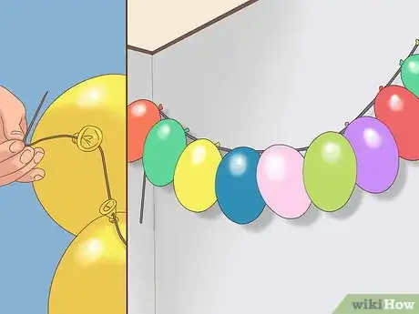 Imagen titulada Decorate a Birthday Party Room with Balloons Step 2