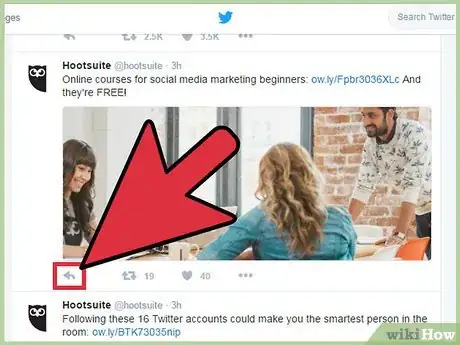 Imagen titulada Reply to a Tweet on Twitter Step 3