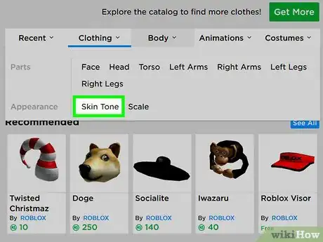 Imagen titulada Make Your Character Look Like a Classic Noob in Roblox Step 5