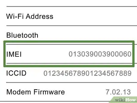 Imagen titulada Find the IMEI or MEID Number on a Mobile Phone Step 7