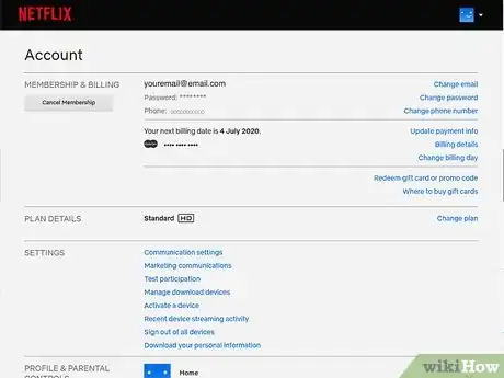 Imagen titulada Change a Netflix Account on Wii Step 13