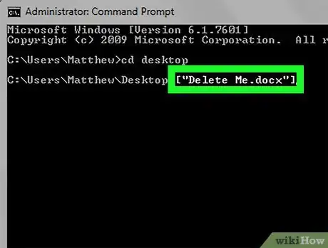 Imagen titulada Delete a File Using Command Prompt Step 9
