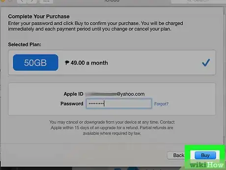 Imagen titulada Change Your iCloud Storage Plan Step 17