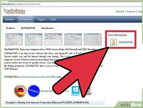 Imagen titulada Set Your Laptop Up As a WiFi Range Extender with MyPublicWiFi Step 1