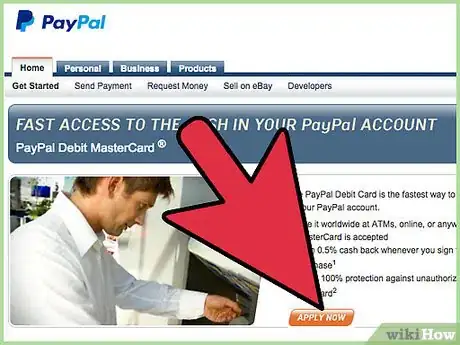 Imagen titulada Use the PayPal Debit Card Step 1