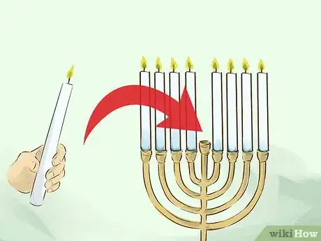 Imagen titulada Light a Chanukah Menorah Step 10