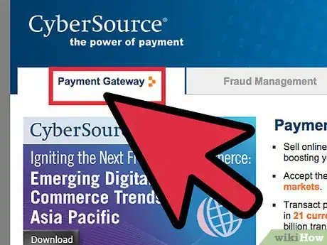 Imagen titulada Integrate a Payment Gateway Into a Website Step 1