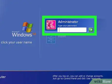 Imagen titulada Log on to Windows XP Using the Default Blank Administrator Password Step 12