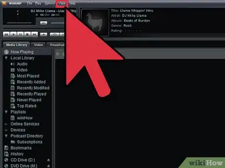 Imagen titulada Change Visualizations in Winamp Step 2