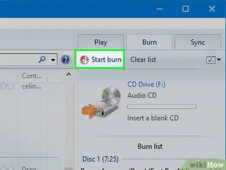 Imagen titulada Burn Songs on to a CD Step 25