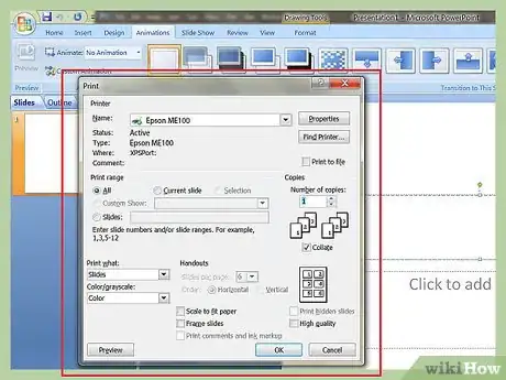Imagen titulada Print a PowerPoint Presentation Step 5