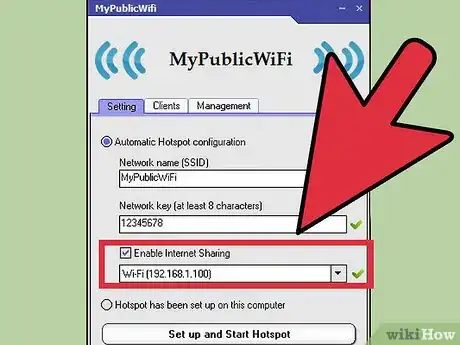 Imagen titulada Set Your Laptop Up As a WiFi Range Extender with MyPublicWiFi Step 5