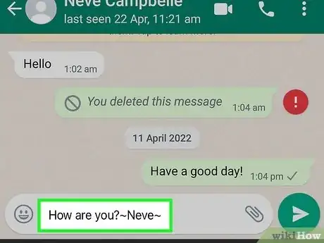 Imagen titulada Strikethrough Text on WhatsApp Step 18