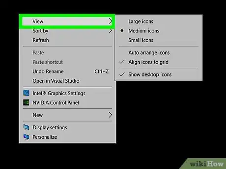 Imagen titulada Lock Desktop Icons in Place Step 2