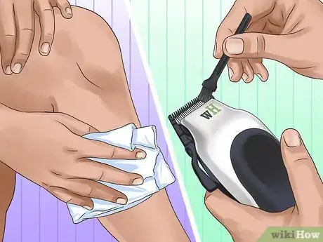 Imagen titulada Trim Leg Hair Using a Trimmer Step 11