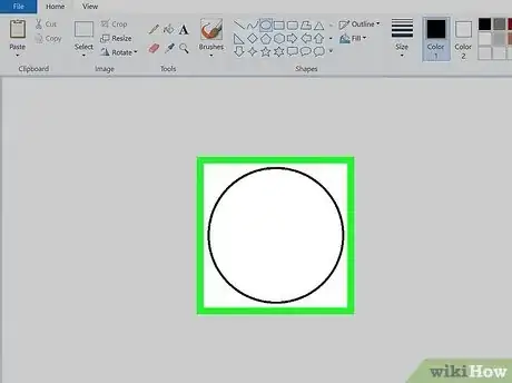 Imagen titulada Draw a Perfect Circle on Microsoft Paint Step 4