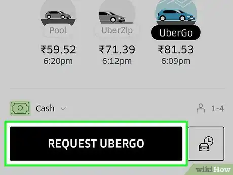 Imagen titulada Share Your Location on Uber Step 6