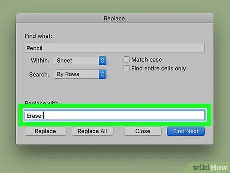 Imagen titulada Find and Replace on Excel on PC or Mac Step 16