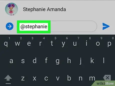 Imagen titulada Tag Someone in Facebook Messenger on Android Step 4