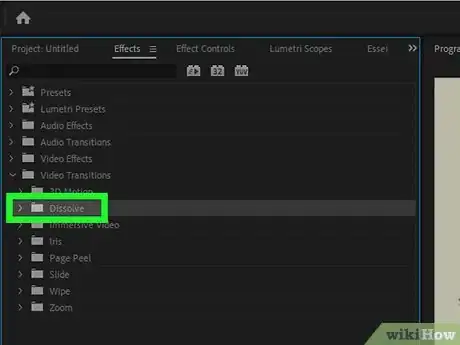 Imagen titulada Add Transitions in Adobe Premiere Pro Step 7