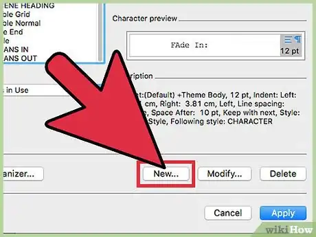 Imagen titulada Write Screenplays Using Microsoft Word Step 10