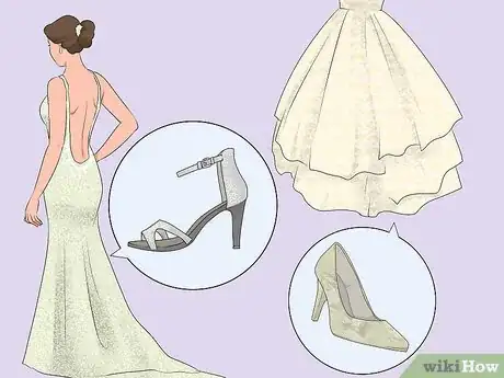 Imagen titulada Select Shoes to Wear With Your Wedding Dress Step 5