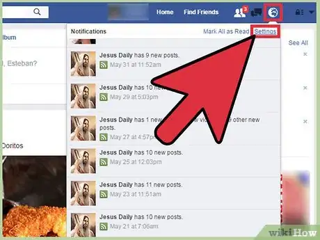 Imagen titulada View Your Facebook Notifications Step 8