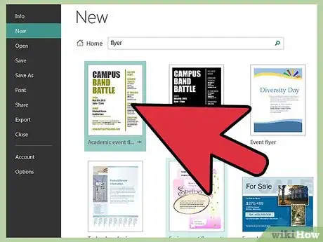 Imagen titulada Create a Flyer Using Microsoft Publisher Step 1