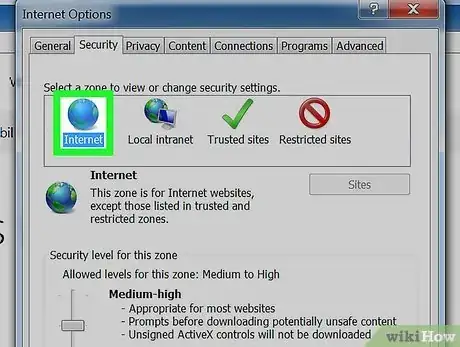 Imagen titulada Enable JavaScript in Internet Explorer Step 4