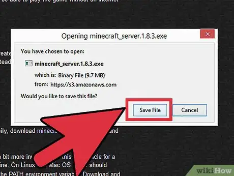 Imagen titulada Update a Minecraft Server Step 6