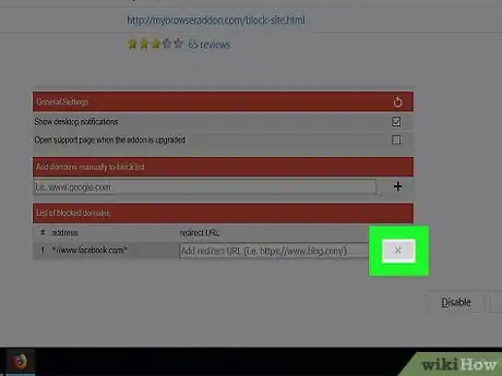 Imagen titulada Block and Unblock Internet Sites with Firefox Step 13