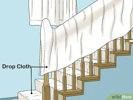 Imagen titulada Paint a High Ceiling over Stairs Step 1