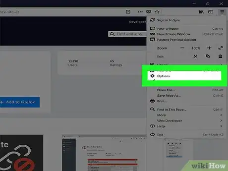 Imagen titulada Block and Unblock Internet Sites with Firefox Step 22