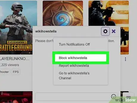 Imagen titulada Block Someone on Twitch Step 15