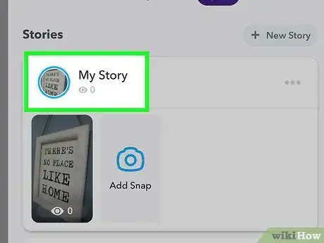 Imagen titulada Delete a Snap on Snapchat Step 7