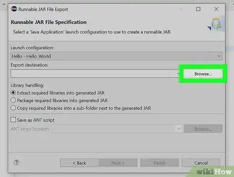 Imagen titulada Create an Executable File from Eclipse Step 6
