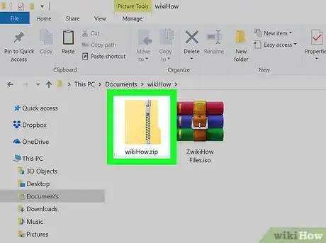 Imagen titulada Unzip a File Step 3
