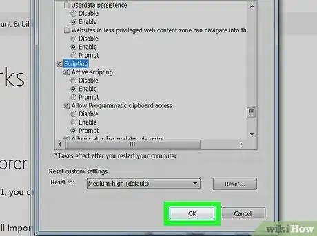 Imagen titulada Enable JavaScript in Internet Explorer Step 9