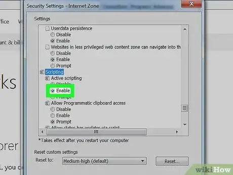 Imagen titulada Enable JavaScript in Internet Explorer Step 8