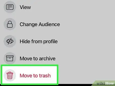 Imagen titulada Delete Comments or Posts on Facebook on the Facebook App Step 10