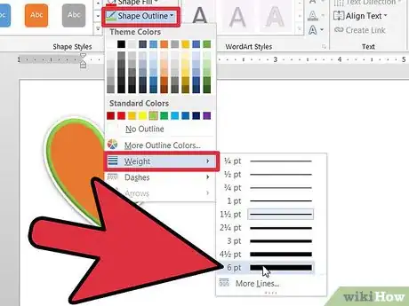 Imagen titulada Use Autoshapes in Word Step 9